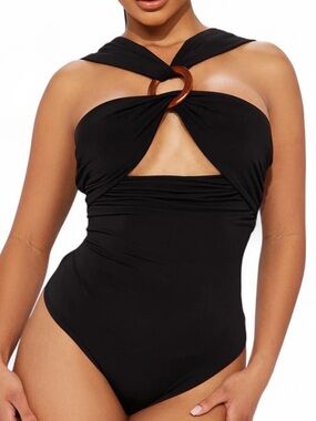 Fashion Nova Black Bodysuit